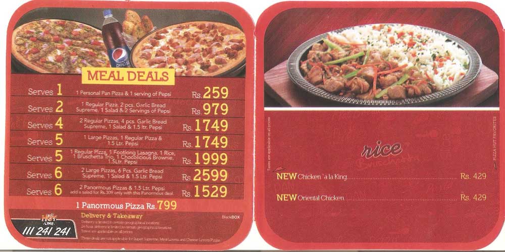 Pizza hut ramadan deals in karachi 2018